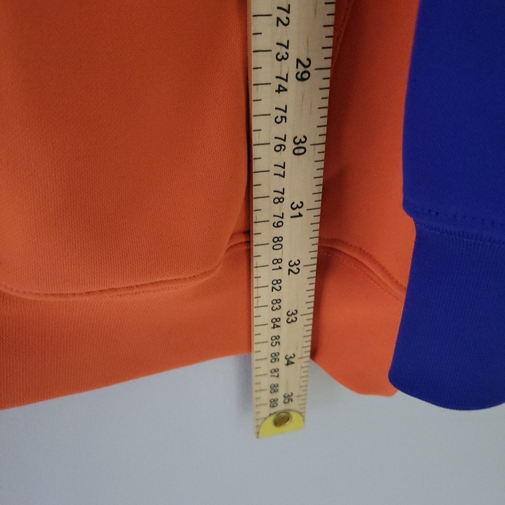 Fanatics NY Mets Hoodie Mens 2XLT Blue Orange Pullover Colorblock Logo - Picture 8 of 9